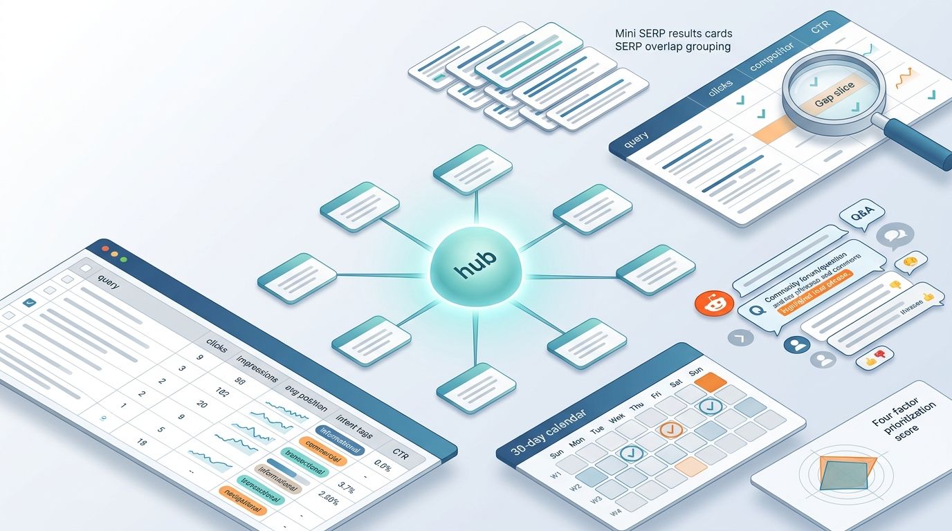 Signal Stack: 7 Steps to a 30-Day Cluster Plan